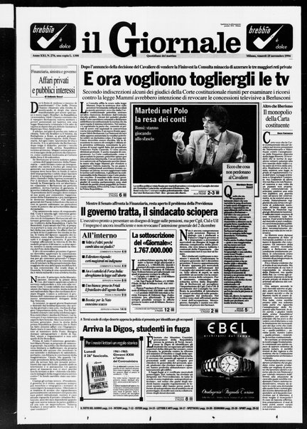 Il giornale : quotidiano del mattino